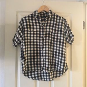 Rare Made well buffalo check courier shirt